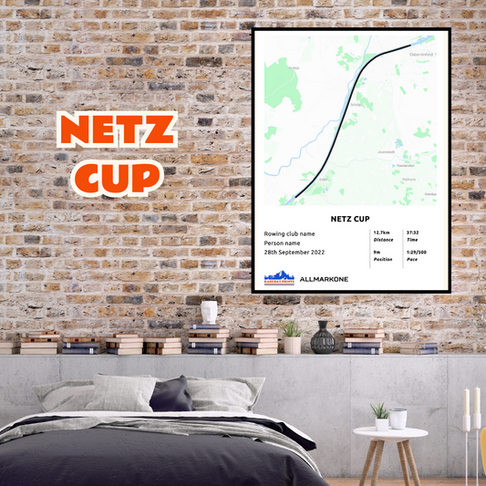Netz Cup rowing poster germany